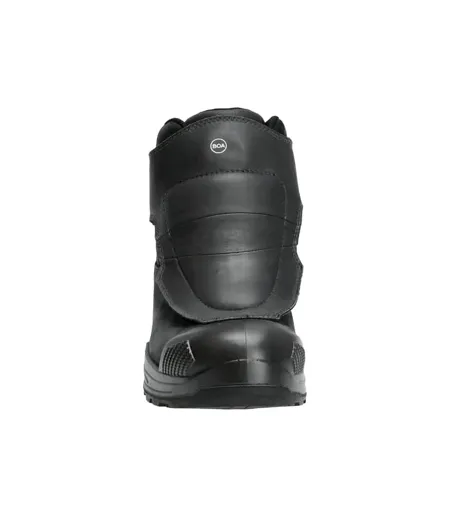 Mens Footwear Industry Nubuck Safety Boots Black Mascot