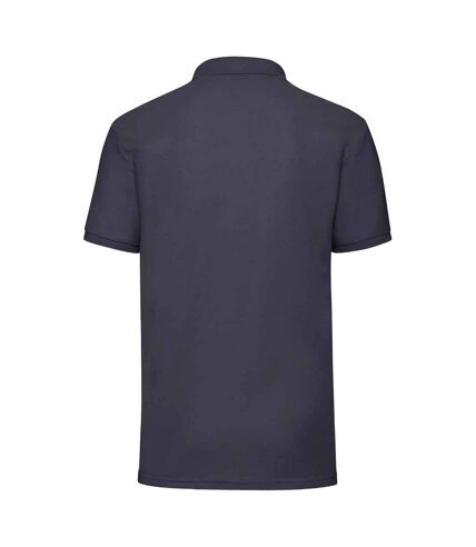 Mens 65/35 polo shirt deep navy Fruit of the Loom