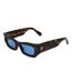 Unisex Adult Belleville Cross Logo Sunglasses One Size Havana Off-White-1