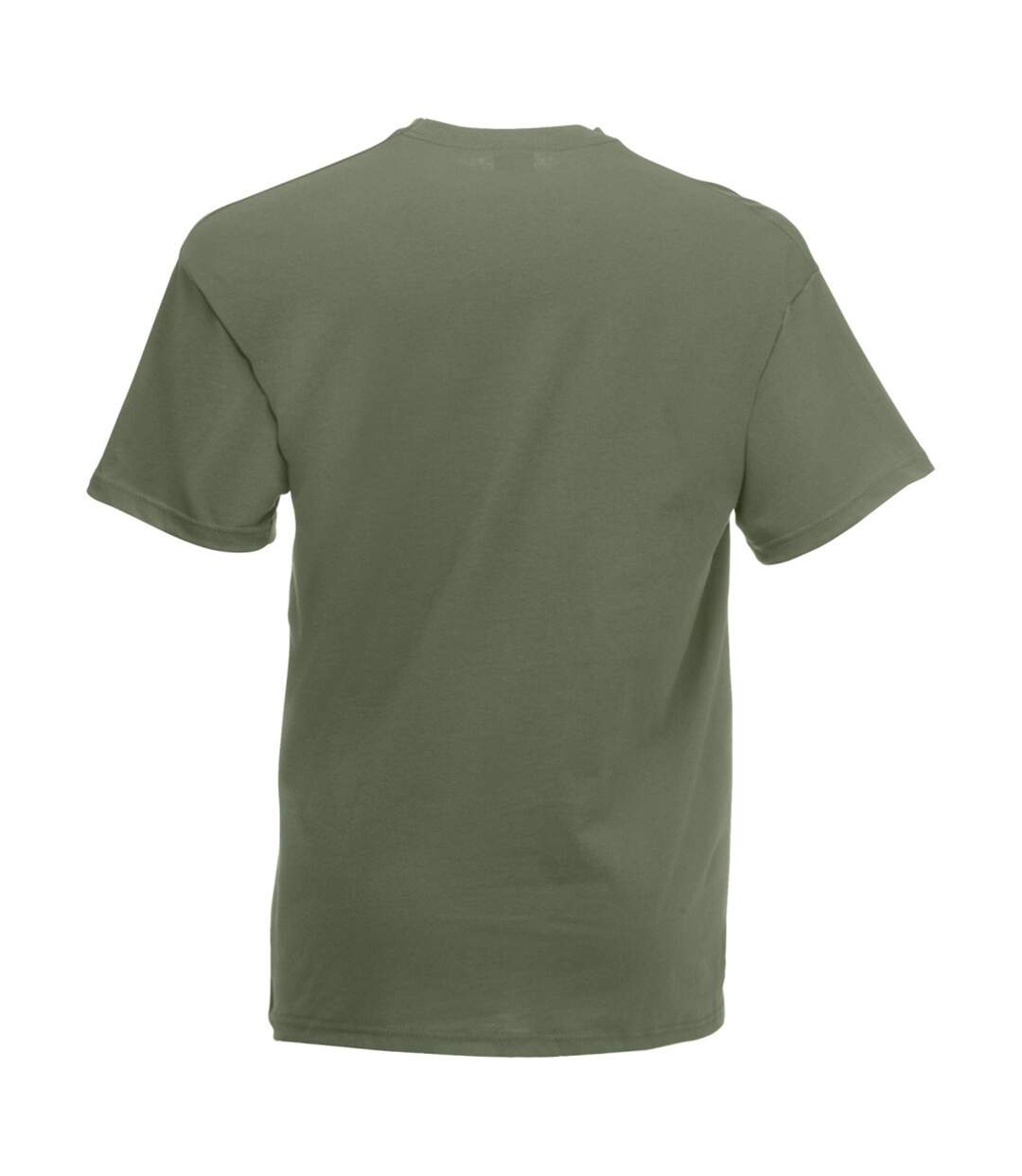 T-shirt manches courtes homme vert kaki Fruit of the Loom