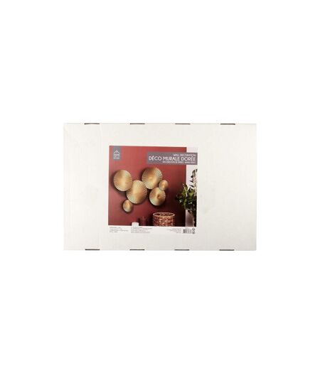 Décoration Murale Design Cercle 63cm Or