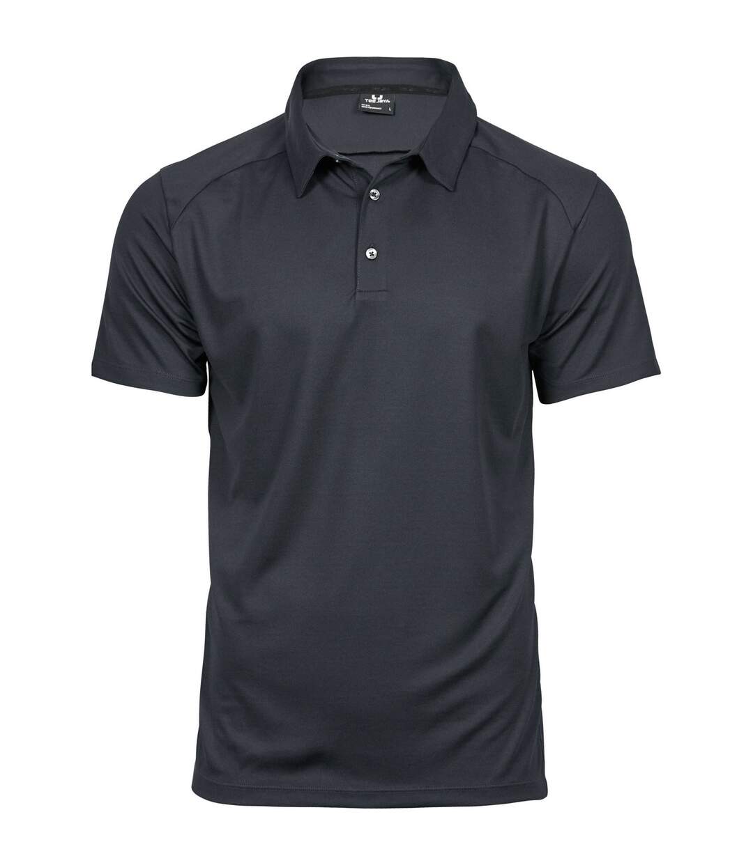 Mens Luxury Sport Polo Shirt Dark Grey Tee Jays-1