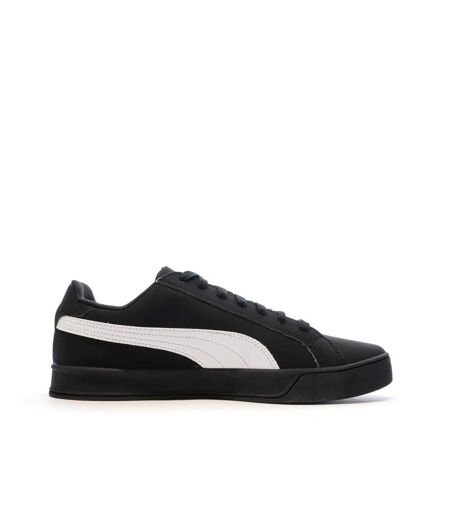 Baskets noir homme puma smash
