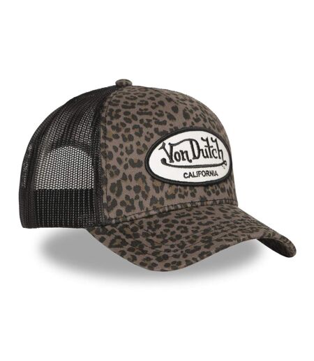 Casquette baseball avec filet et imprimé Peau de bête Vondutch