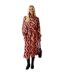 Robe Chemise Archive Femme Rose Noir Biba-1