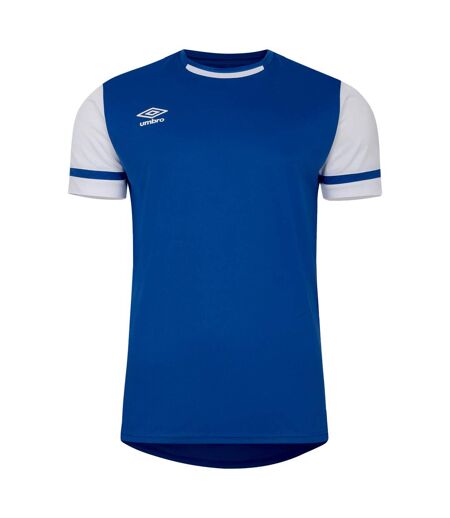 Mens cavelle jersey t-shirt royal blue/brilliant white Umbro