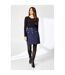 Womens/ladies button detail mini skirt navy Principles