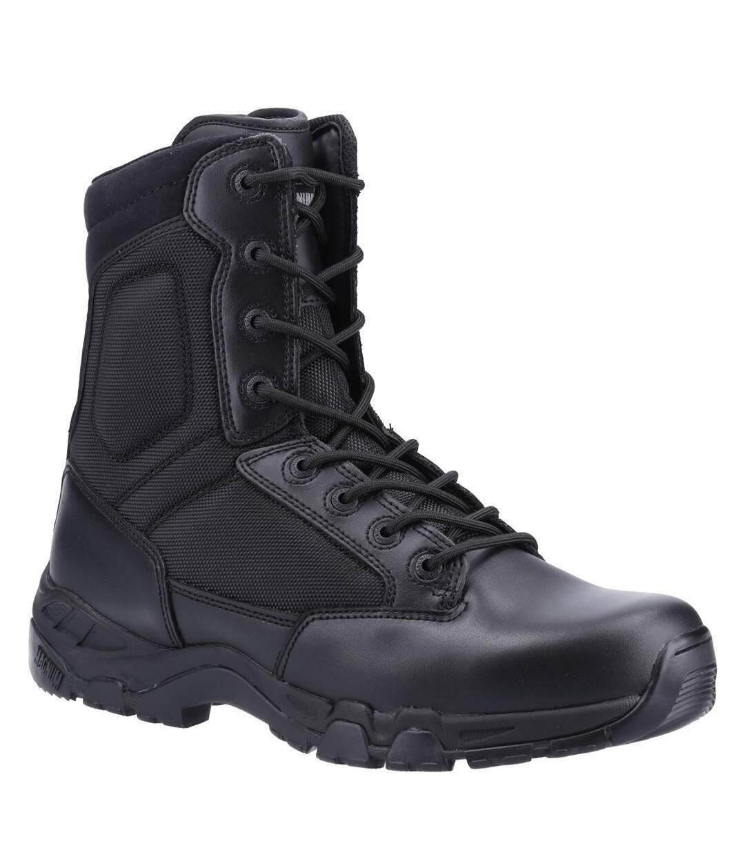 Mens viper pro 8.0 plus uniform leather safety boots black Magnum-1