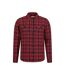 Mens clyde checked shirt red Mountain Warehouse