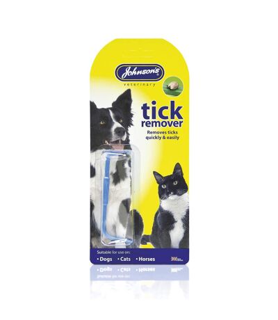 Veterinary tick remover one size blue Johnsons