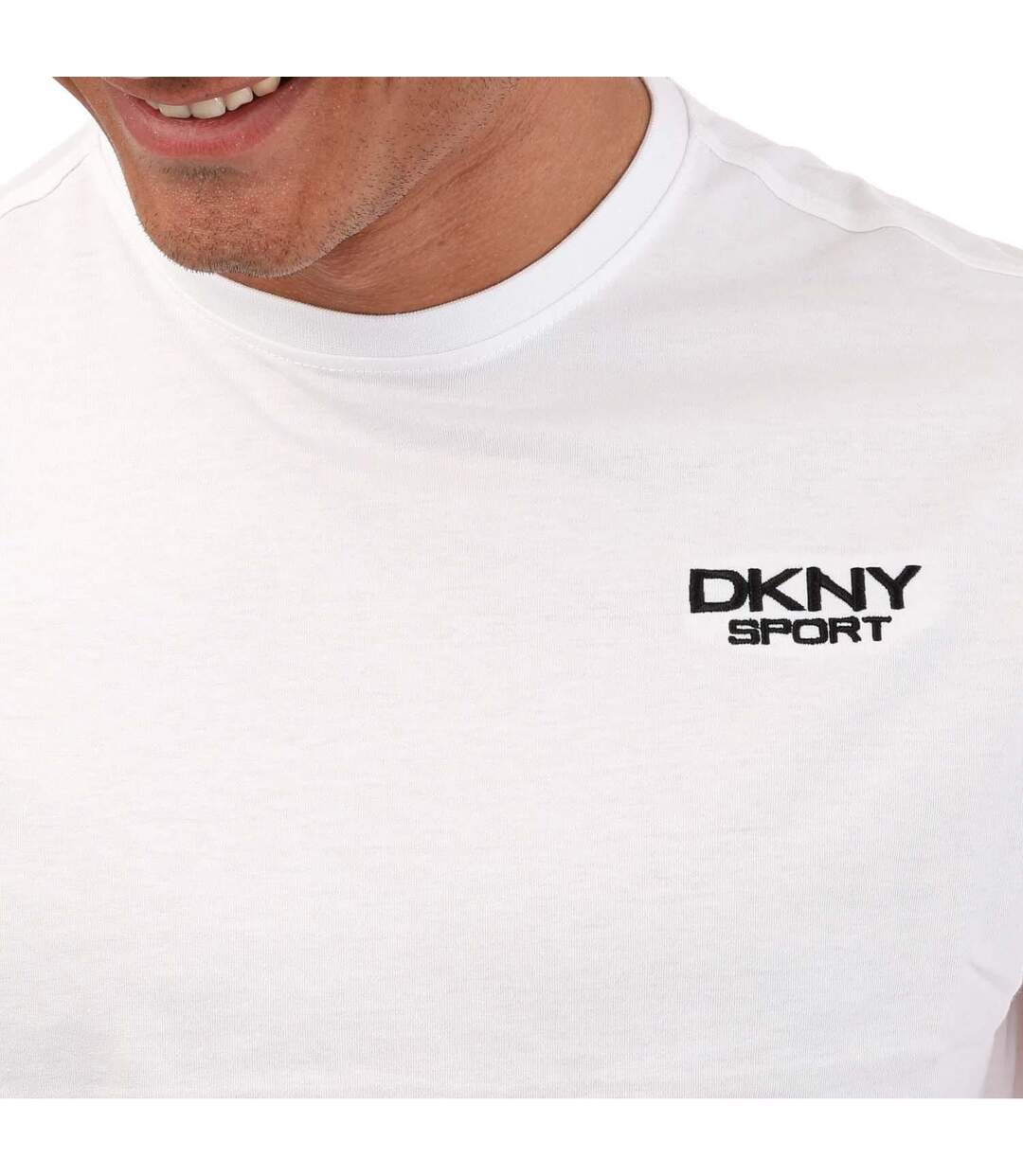 Pack Of 3  Mens Embroidered Logo T-shirt  Black Grey White DKNY-4