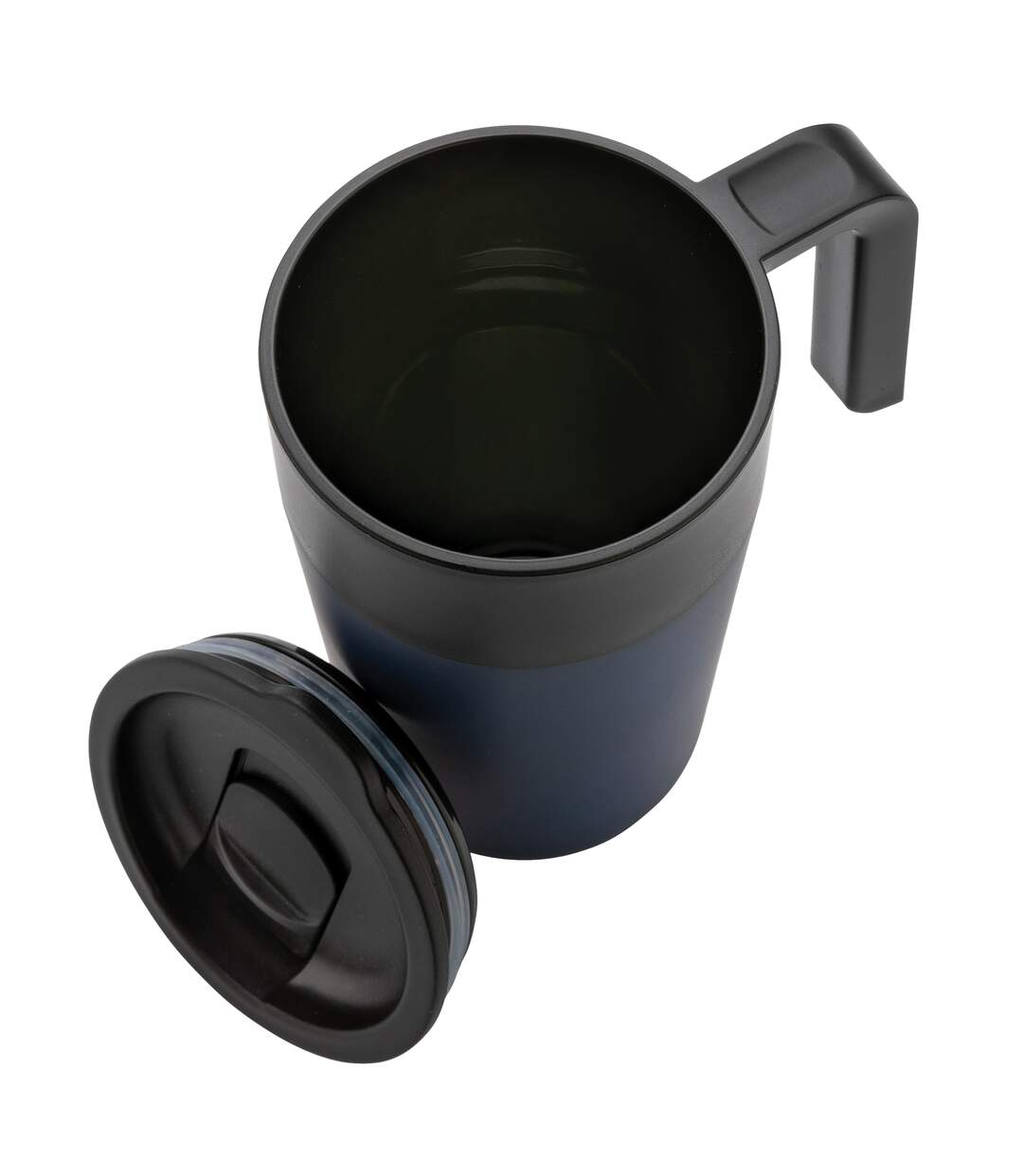 Recycled polypropylene stainless steel travel mug one size navy XD Collection-2