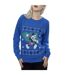 Disney - Sweat MICKEY MOUSE CHRISTMAS TREE - Femme (Bleu royal) - UTBI8418-3