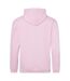 Unisex Adult College Hoodie Baby Pink Awdis-2