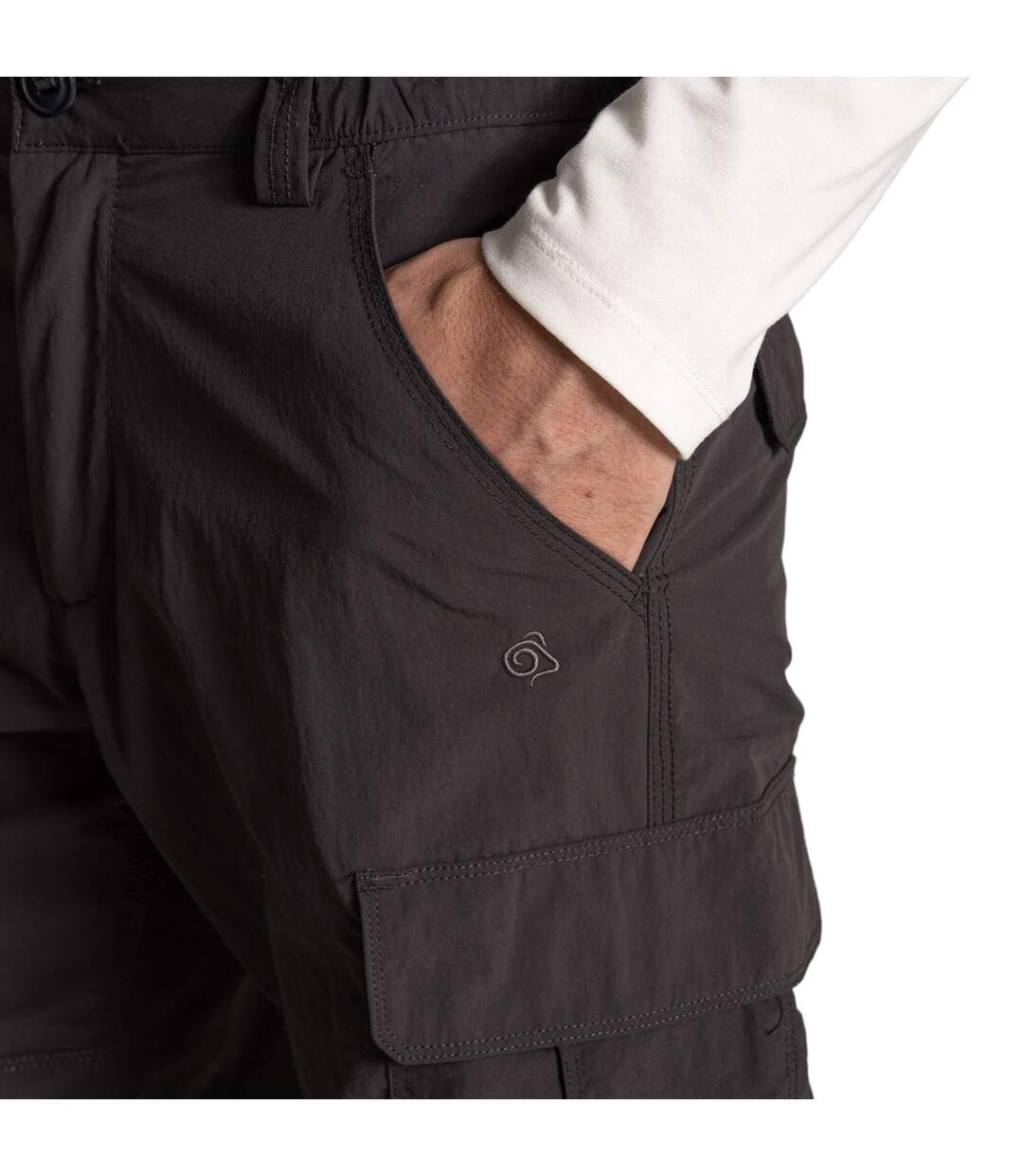 Pantalon Uni À Poches Homme Anthracite Craghoppers-4