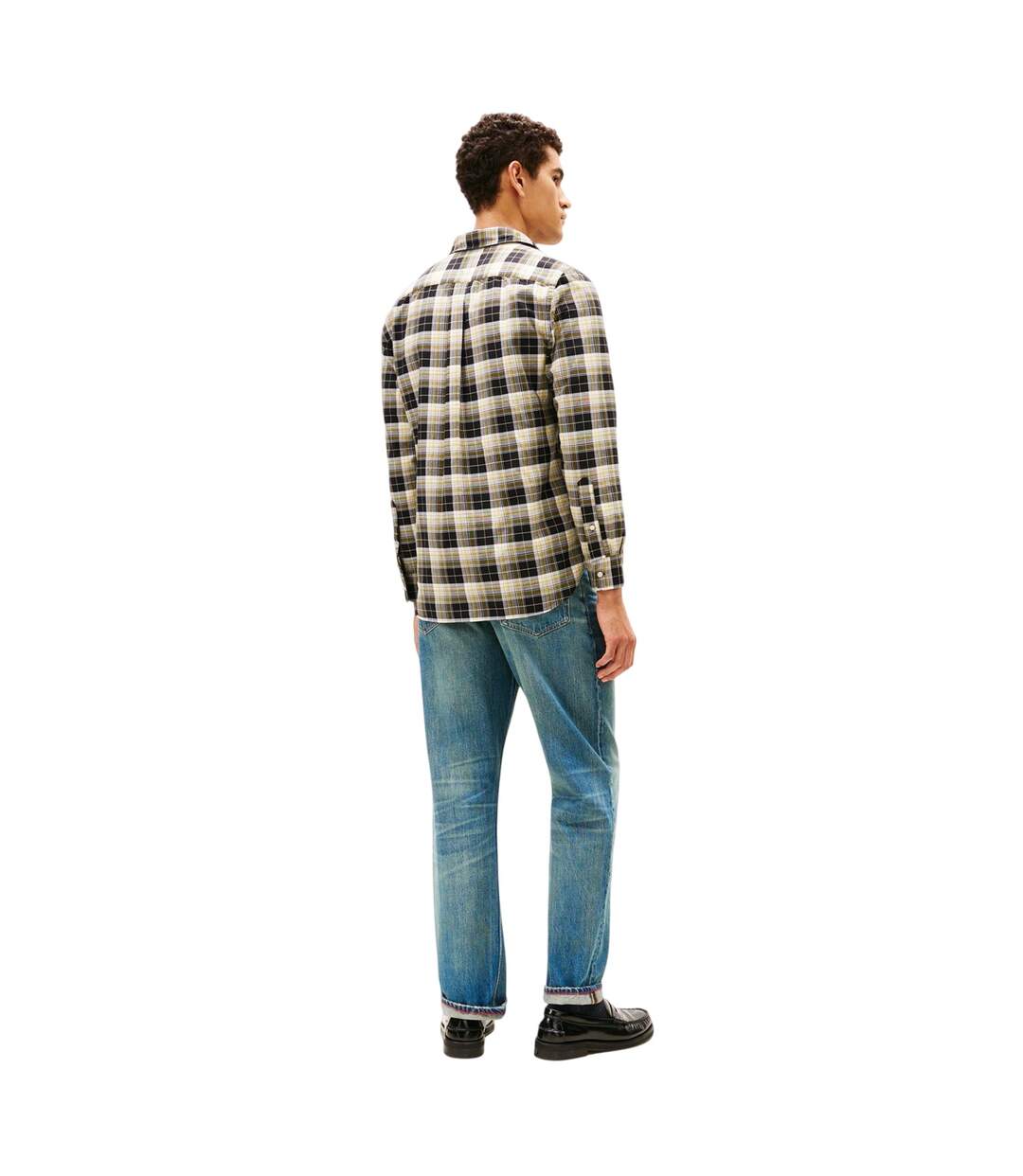 Mens Regular Button-down Shirt Aegean Sea Check Tommy Hilfiger-3