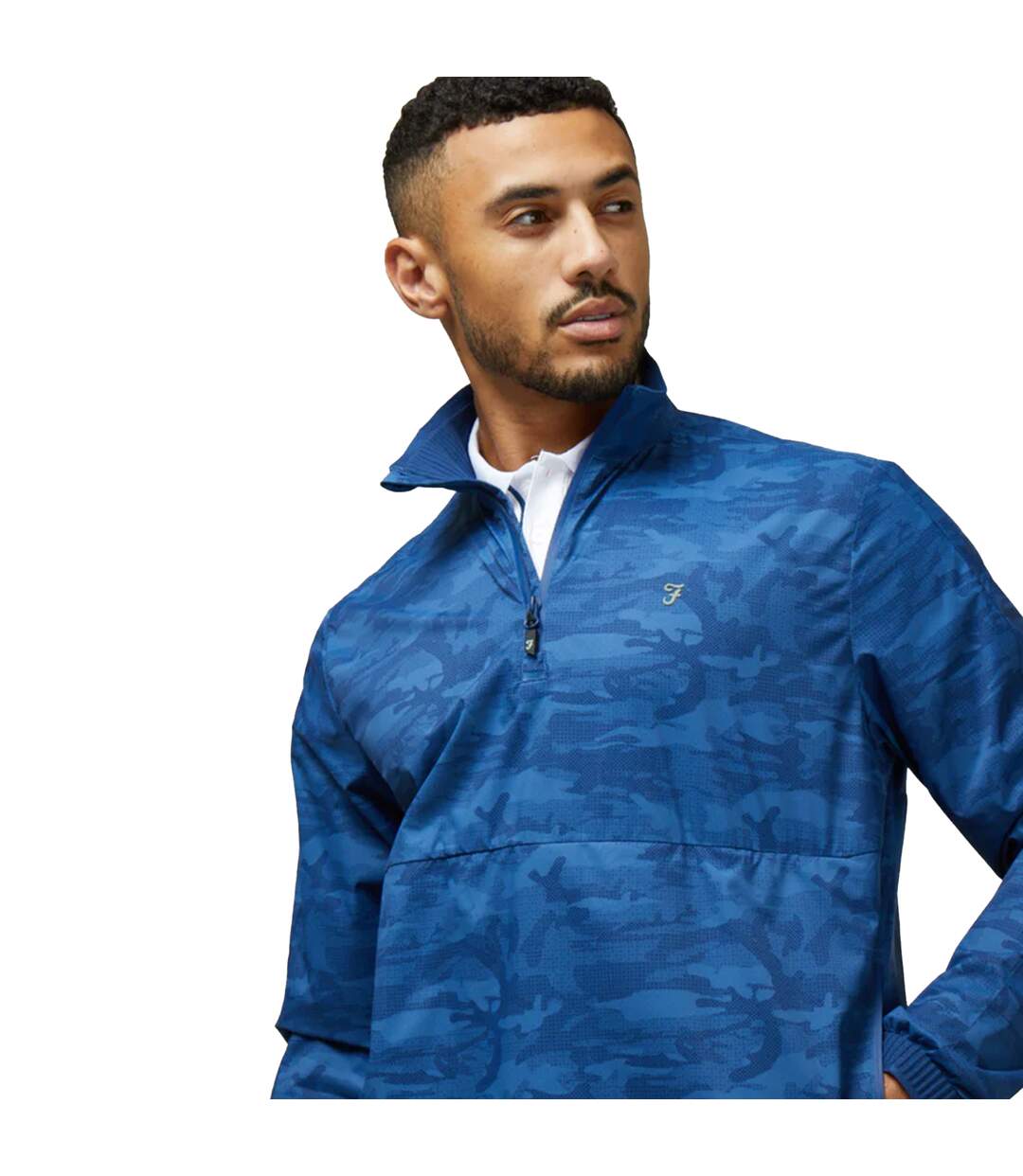 Veste parker homme bleu Farah-3