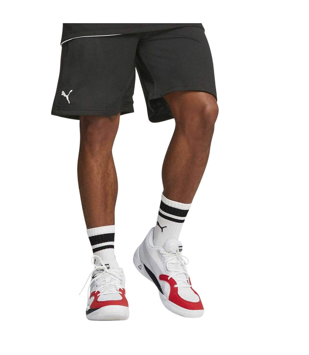 Short De Basket Team Homme Noir Puma-4