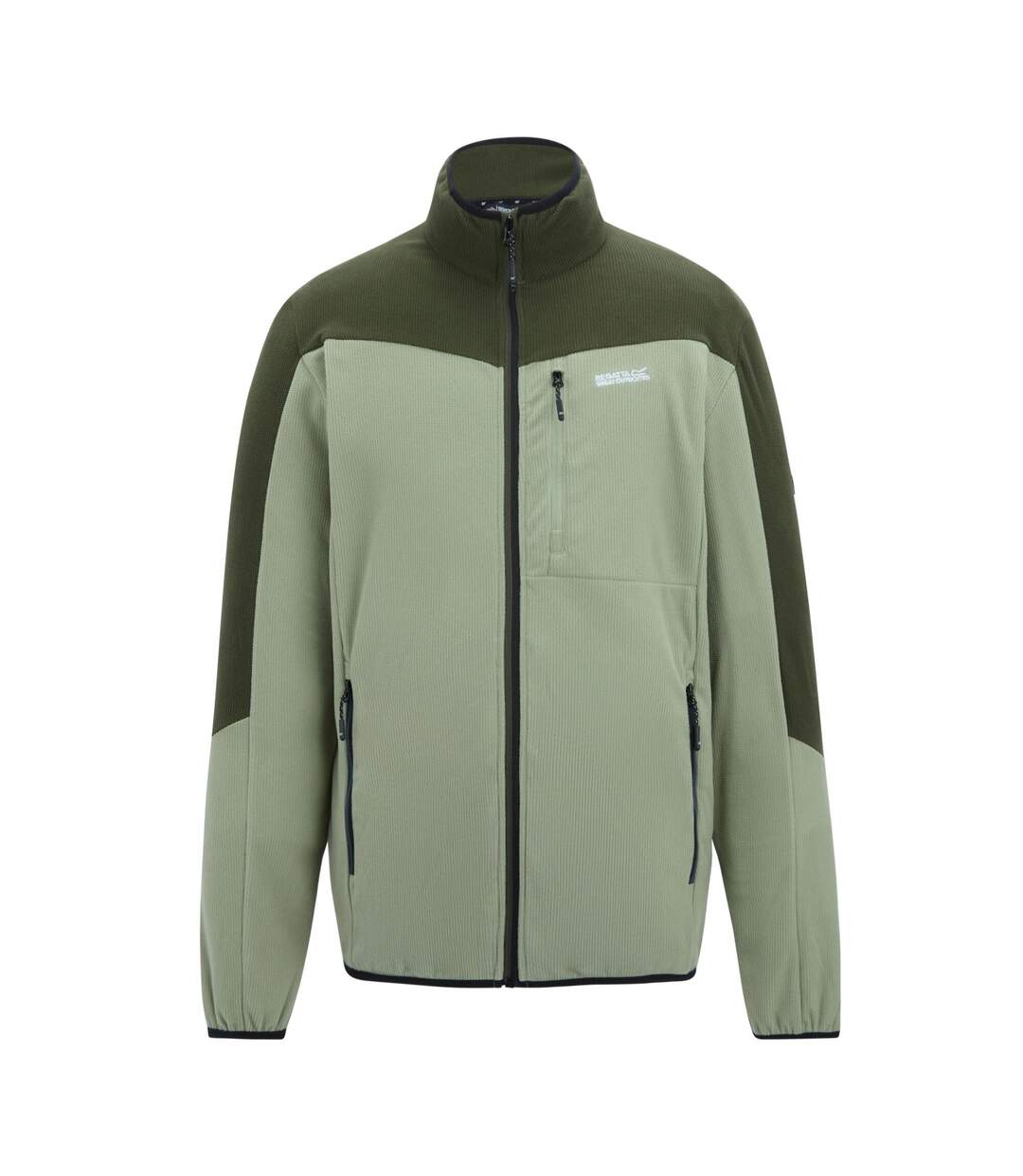Veste Polaire Freesdale Homme Sauge Clair Kaki Foncé Regatta-2