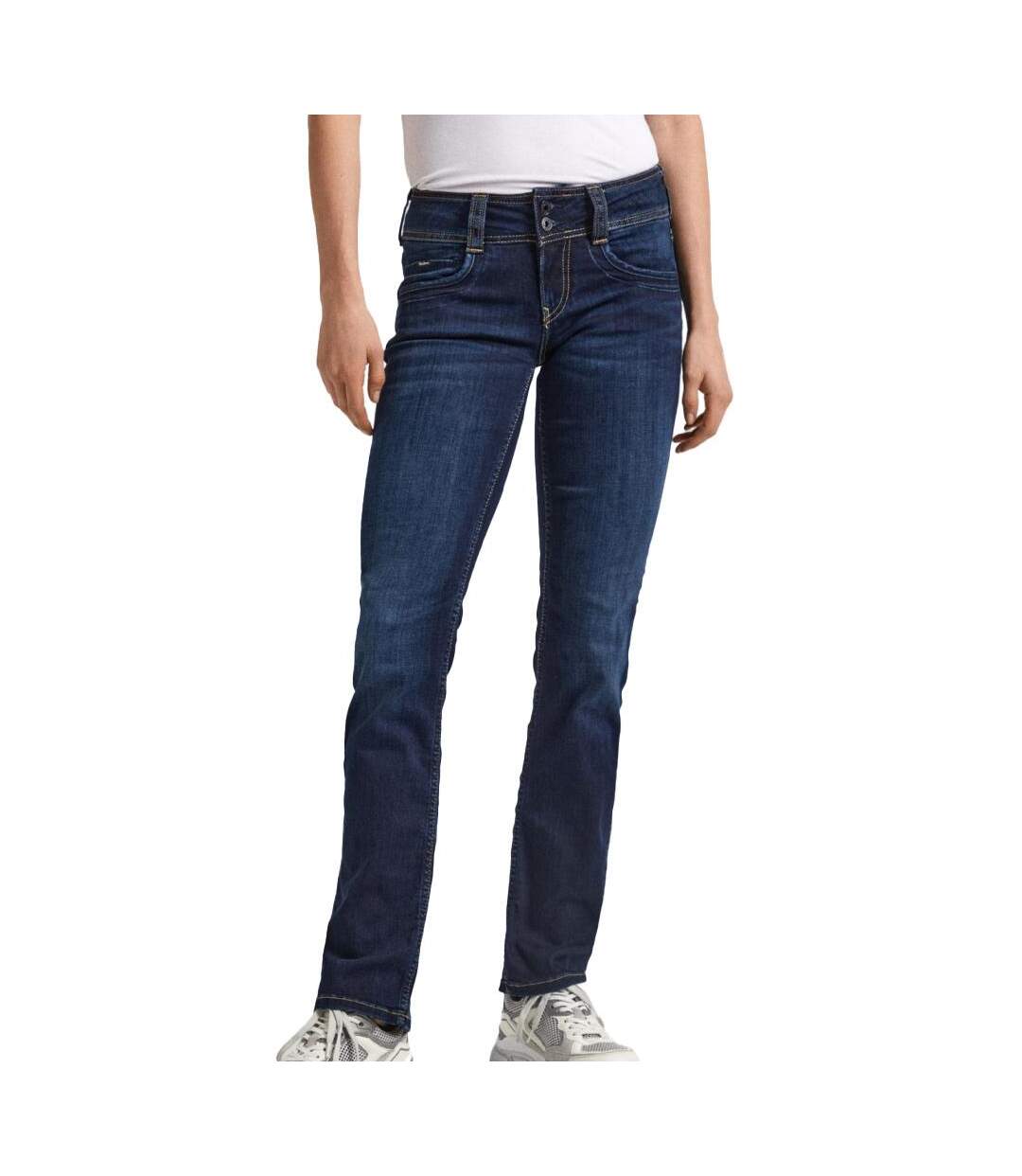 Jean regular-fit bleu foncé femme pepe jeans gen - 27-1