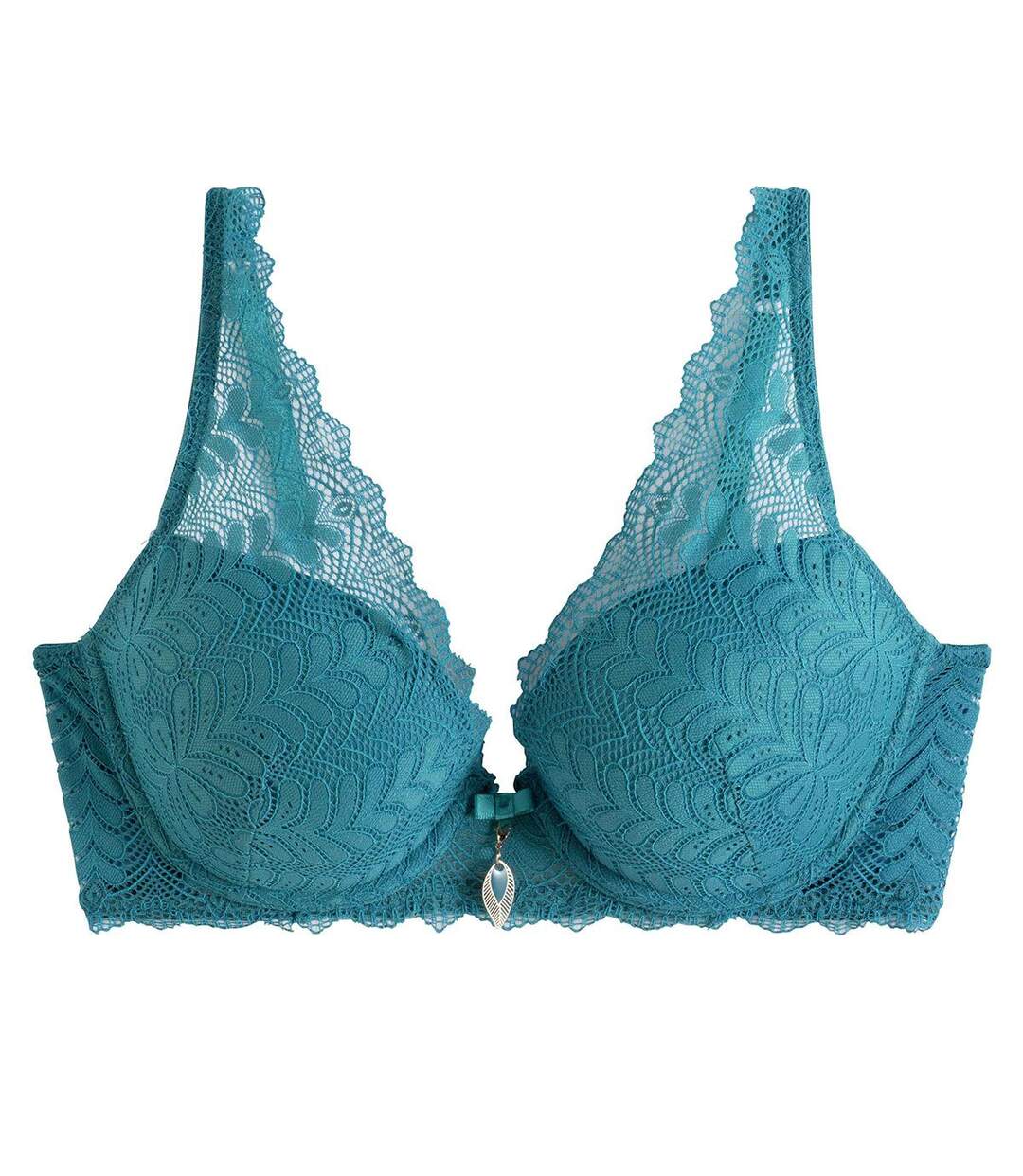 Soutien-gorge ampliforme coque moulée turquoise Index