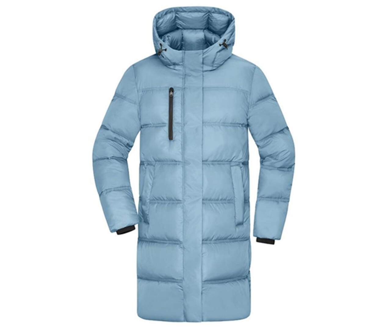 Doudoune longue - Femme - JN1367 - bleu laiteux-1