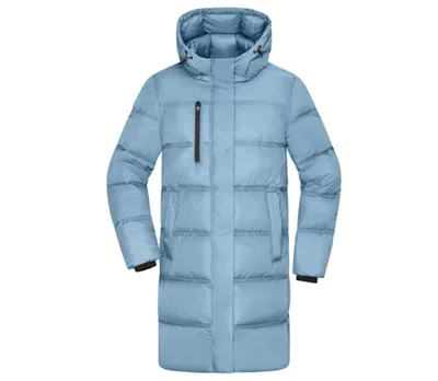 Doudoune longue - Femme - JN1367 - bleu laiteux