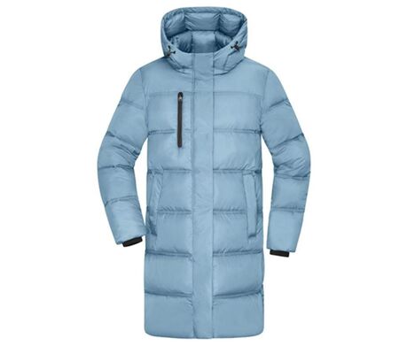 Doudoune longue - Femme - JN1367 - bleu laiteux