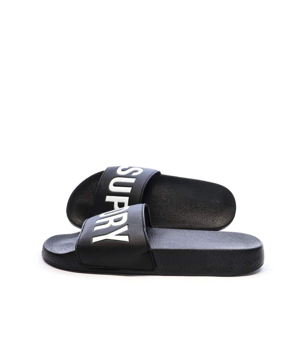 Claquettes noir/blanc homme superdry  pool slide-1