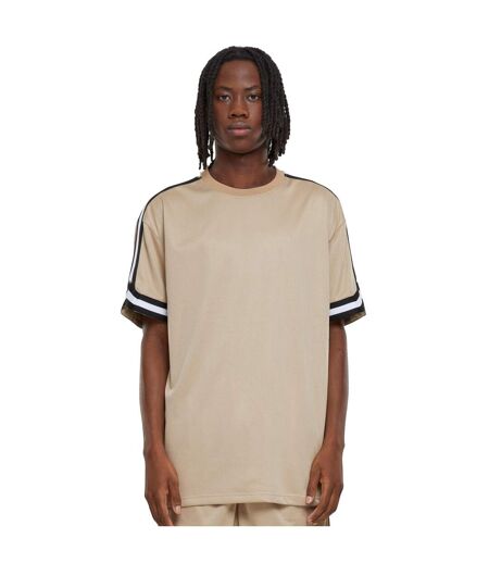 T-shirt Motif/style À Rayures Homme Beige Urban Classics
