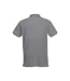 Polo Premium Homme Gris Chiné Clique-2