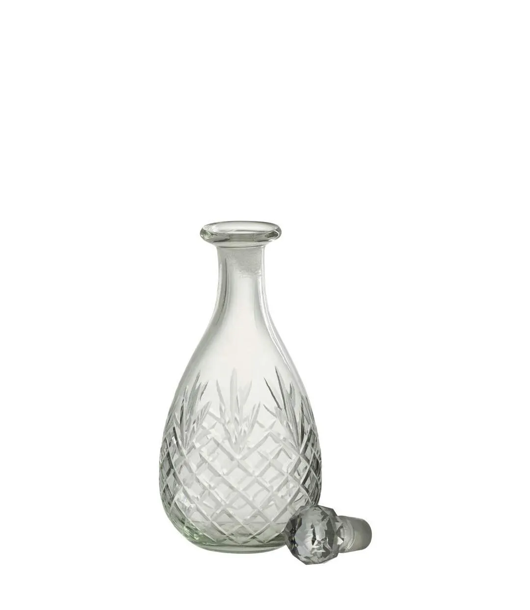 Carafe Design en Verre Faune 26cm Transparent-2