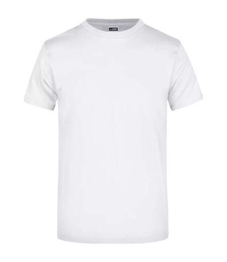 T-shirt Motif/style Uni Homme Blanc James And Nicholson