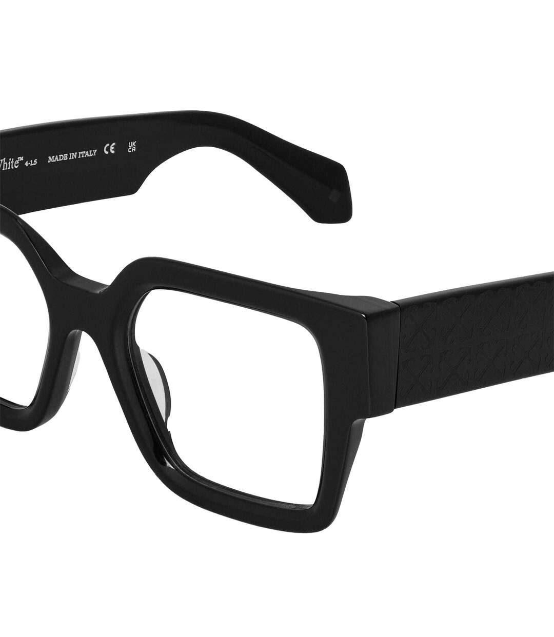 Unisex Adult Style 7r Rectangular Sunglasses One Size Black Off White-4