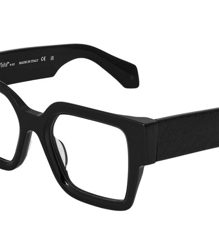 Unisex Adult Style 7r Rectangular Sunglasses One Size Black Off White