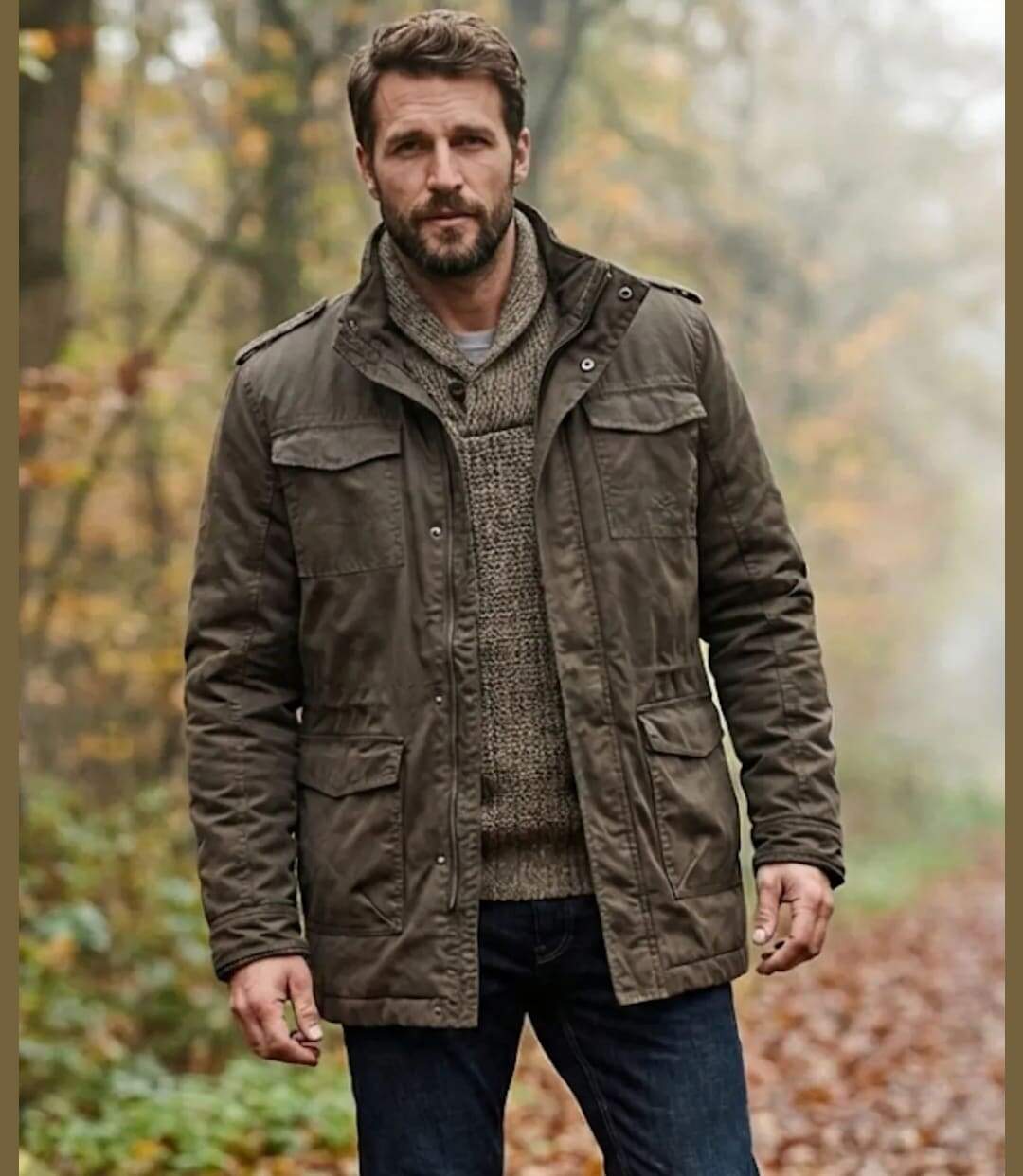 WINCHESTER NELSON1T — Parka taupe foncé : protection déperlante et style authentique-1