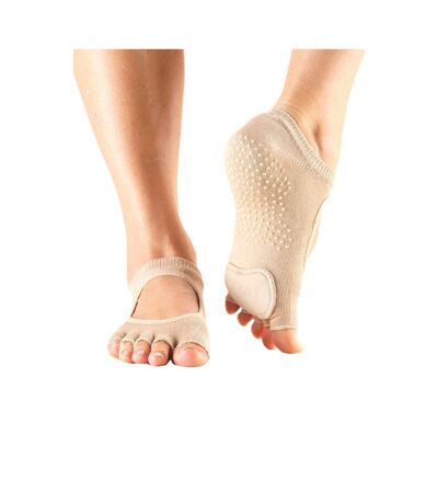 Toesox - Chaussettes de danse à demi-orteils - Femme (Beige) - UTMQ636