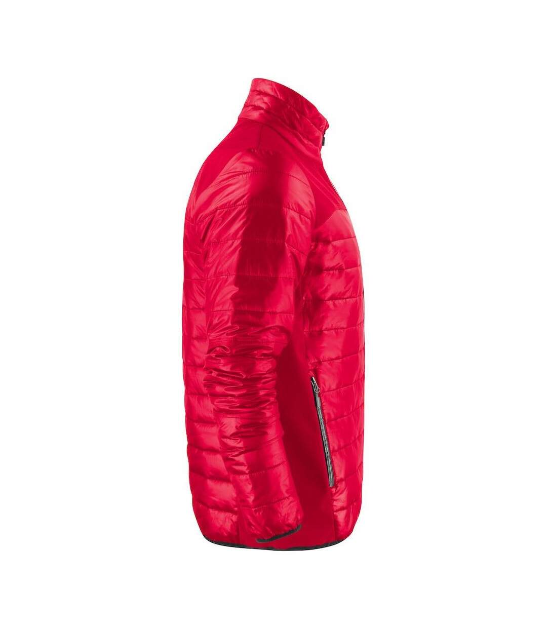 Mens Expedition Padded Jacket Red Printer-3