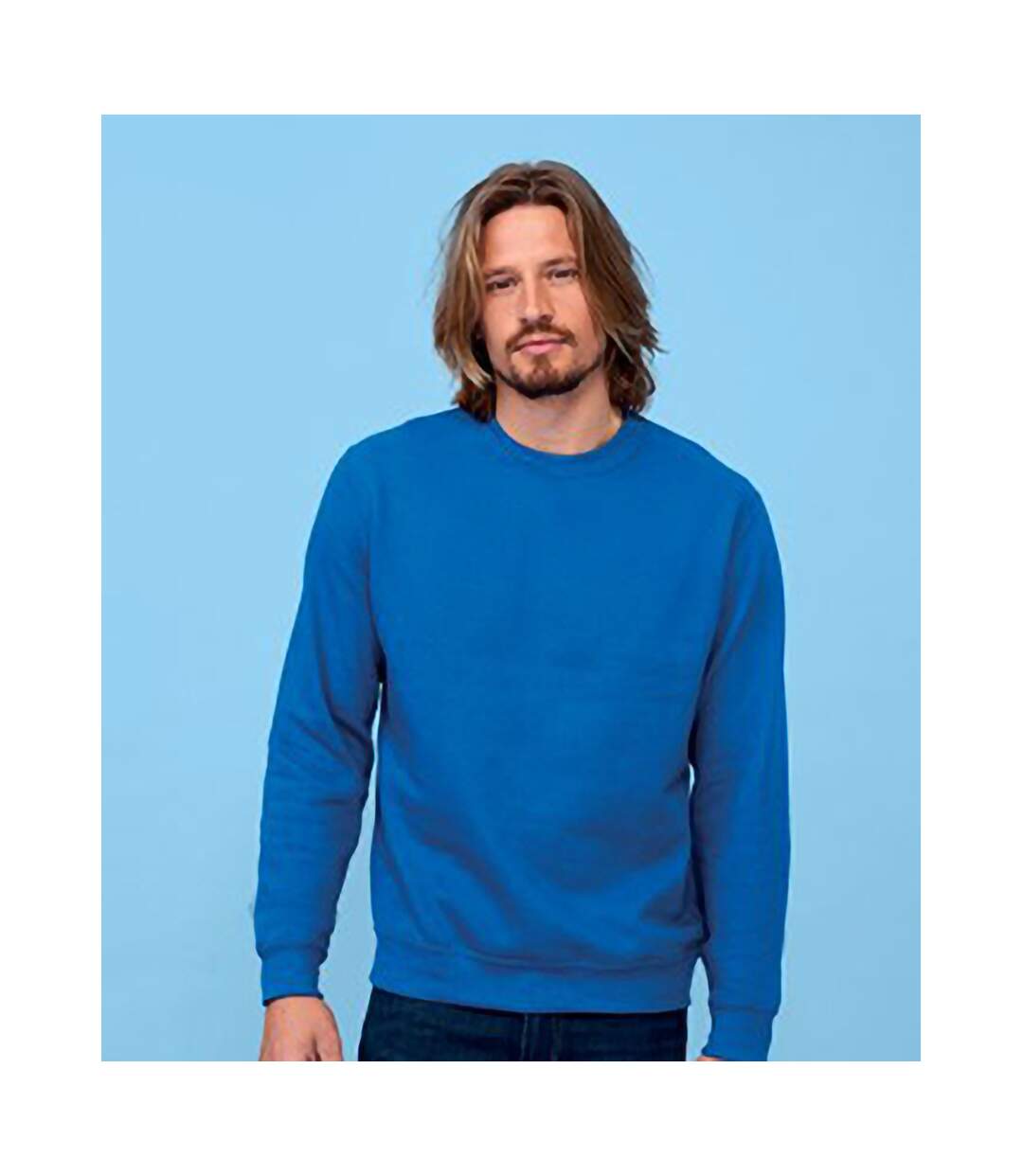 Supreme sweat-shirt homme bleu roi SOLS