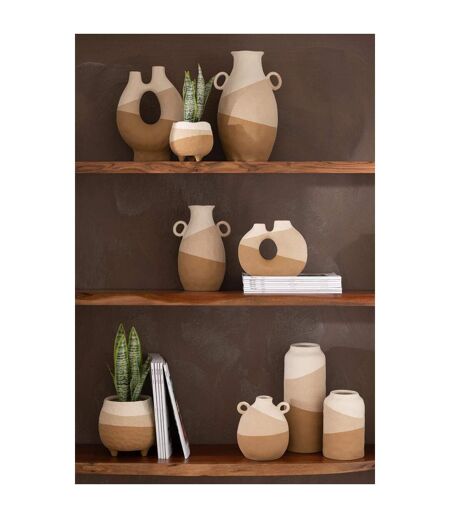 Vase à Oreilles Charley 19cm Beige