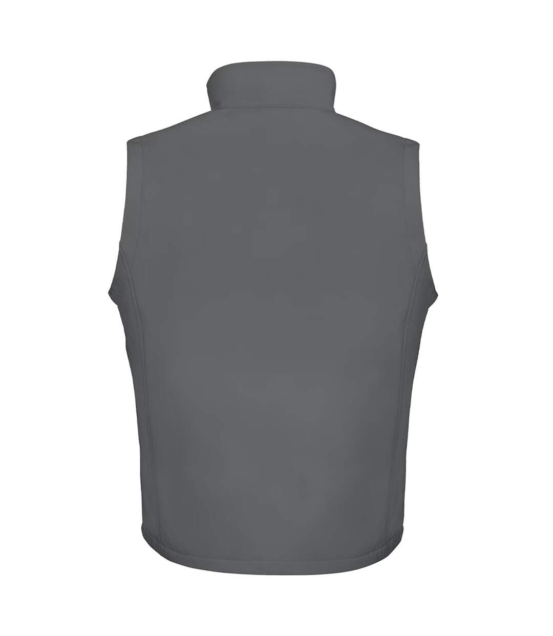 Mens core printable soft shell bodywarmer charcoal/black Result-2