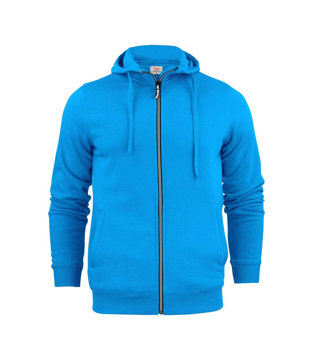 Veste À Capuche Motif/style Uni Homme Bleu Océan Printer-1