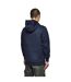 Mens Combed Cotton Hidden Pocket Drawstring Hoodie Navy Weekend Offender-3