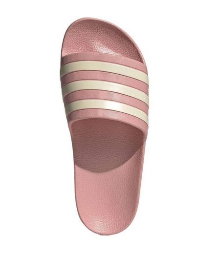 Claquettes Adilette Aqua Femme Rose Mauve Blanc Cassé Adidas