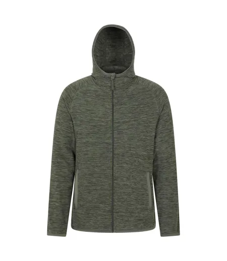 Mens Snowdon Ii Full Zip Hoodie Dark Khaki Mountain Warehouse