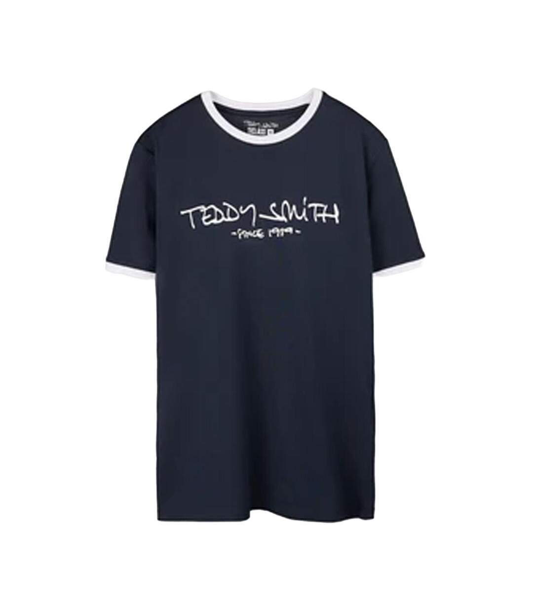 T-Shirt marine homme teddy smith ticlas-1