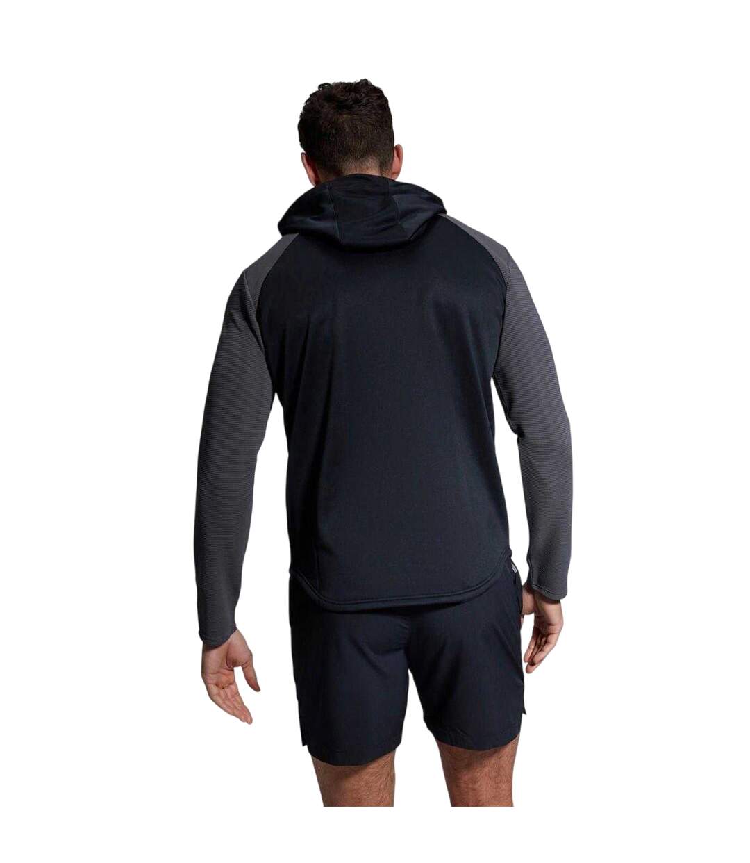 Mens Elite Performance Hoodie Black Melange Canterbury-3