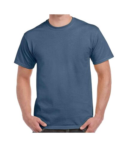 Mens heavy cotton t-shirt indigo Gildan