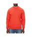 Sweat orange homme tommy hilfiger reg flag crew-1