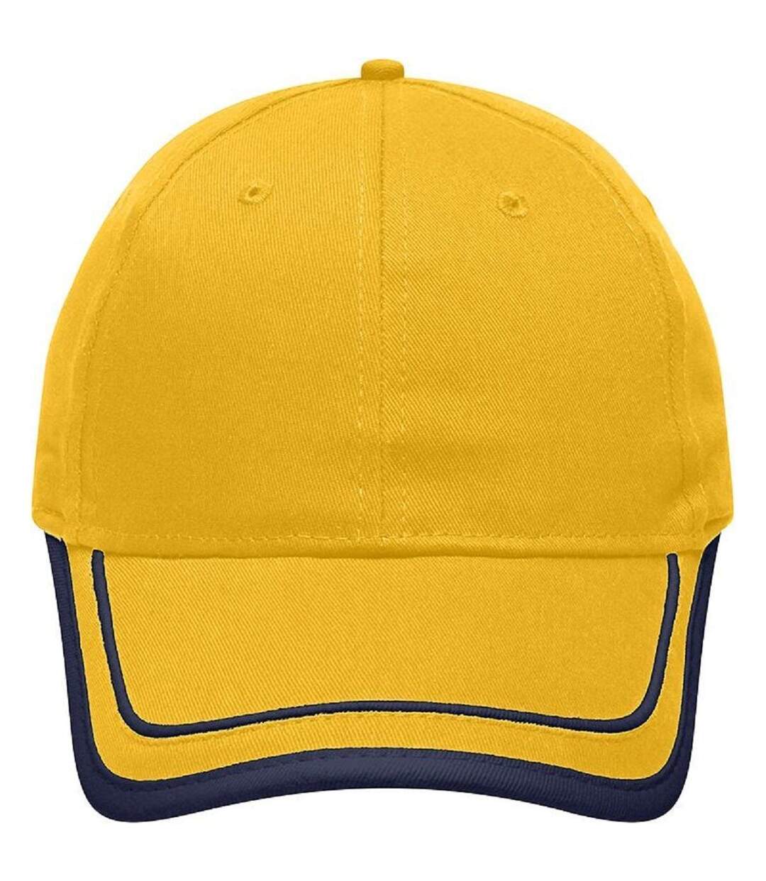 Casquette 6 panneaux coton brossé - MB6501 - jaune d'or-1